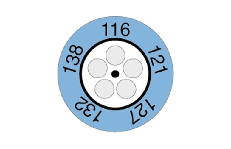 0646 0074 - Indicador de temperatura tipo reloj testoterm