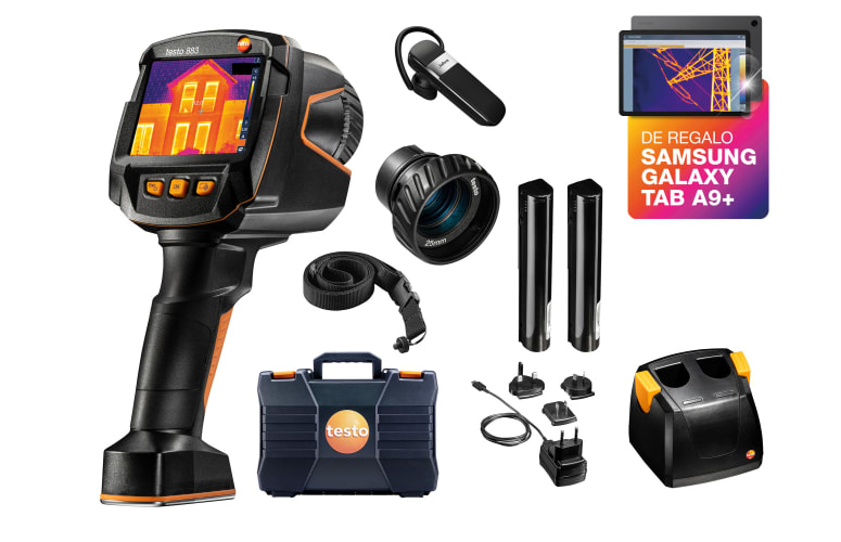 0563 8836 - Set cámara termográfica testo 883-2