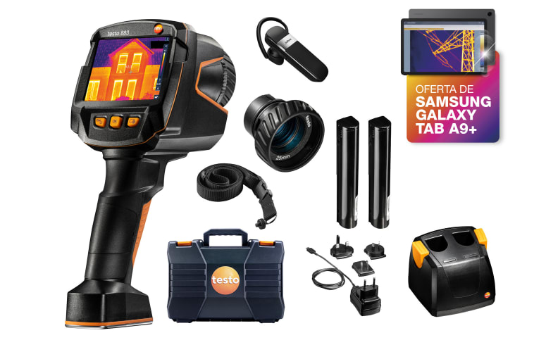 0563 8830 - Set cámara termográfica testo 883-1