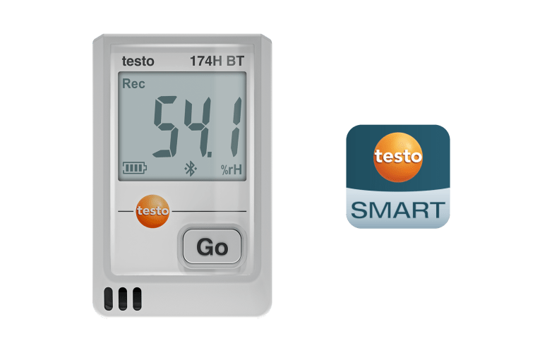 0572 1743 01 - Registrador de humedad y temperatura testo 174 H BT