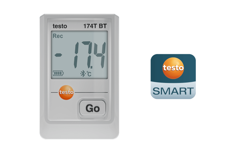 0572 1742 01 - Registrador de temperatura testo 174 T BT