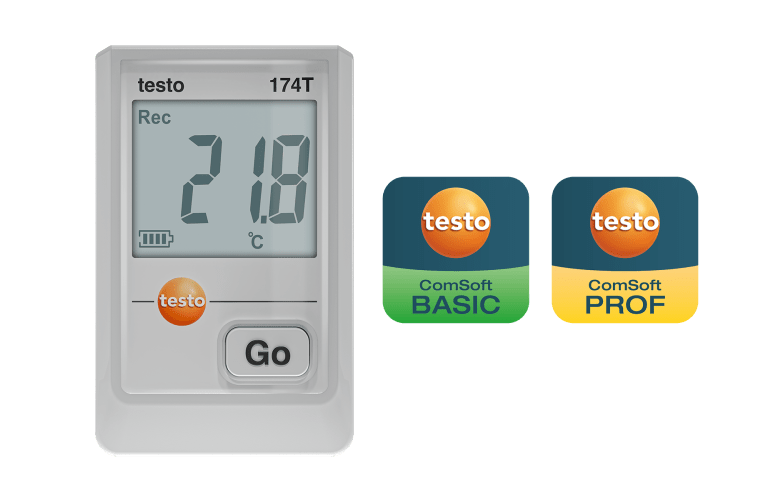 0572 1740 01 - Registrador de temperatura testo 174 T