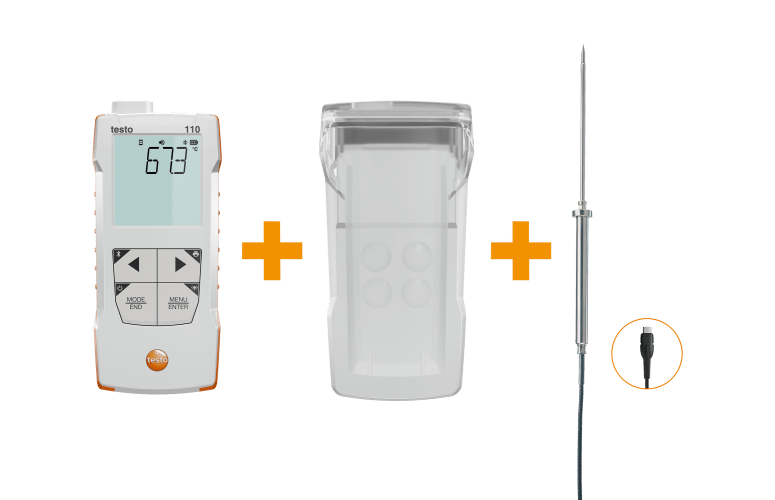 0563 0112 - Set termómetro testo 110 Food