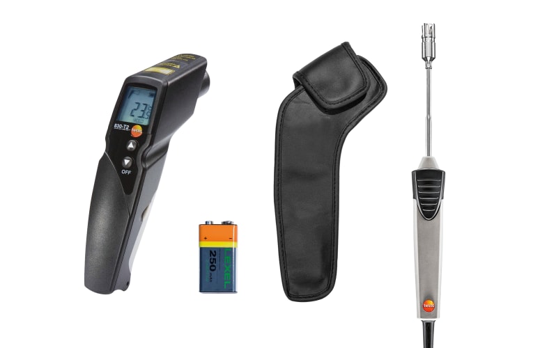 0563 8312 - Set termómetro por infrarrojos testo 830-T2